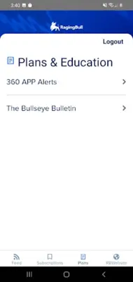 RagingBull Alerts android App screenshot 2